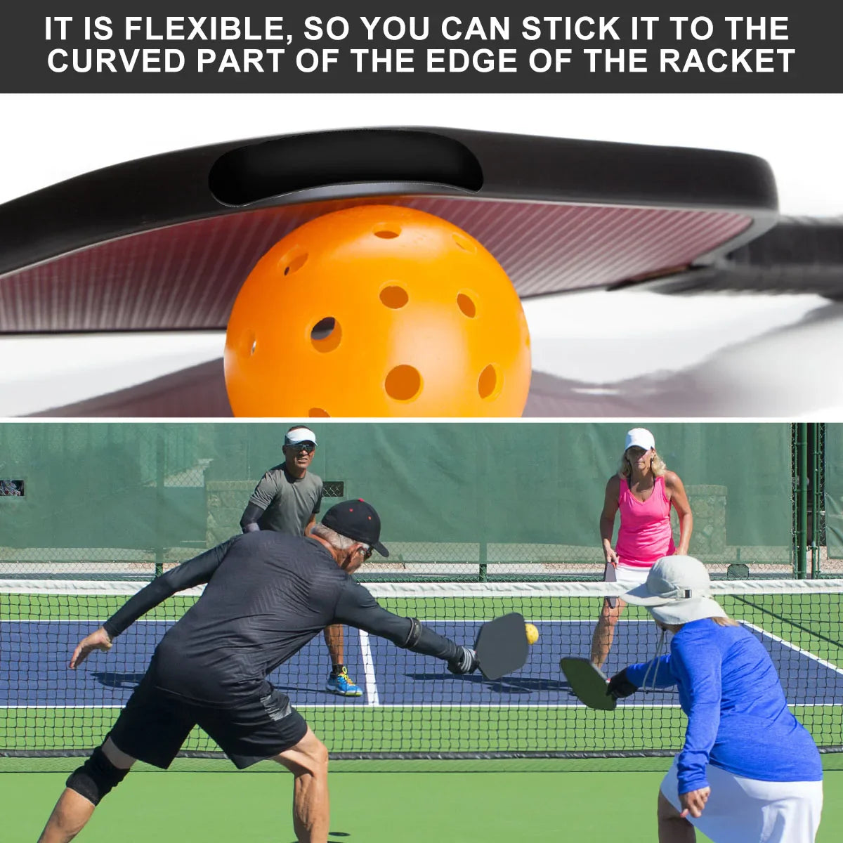 Performance Edge Guard Tape — Pickleball Paddle Weight & Protection Strips