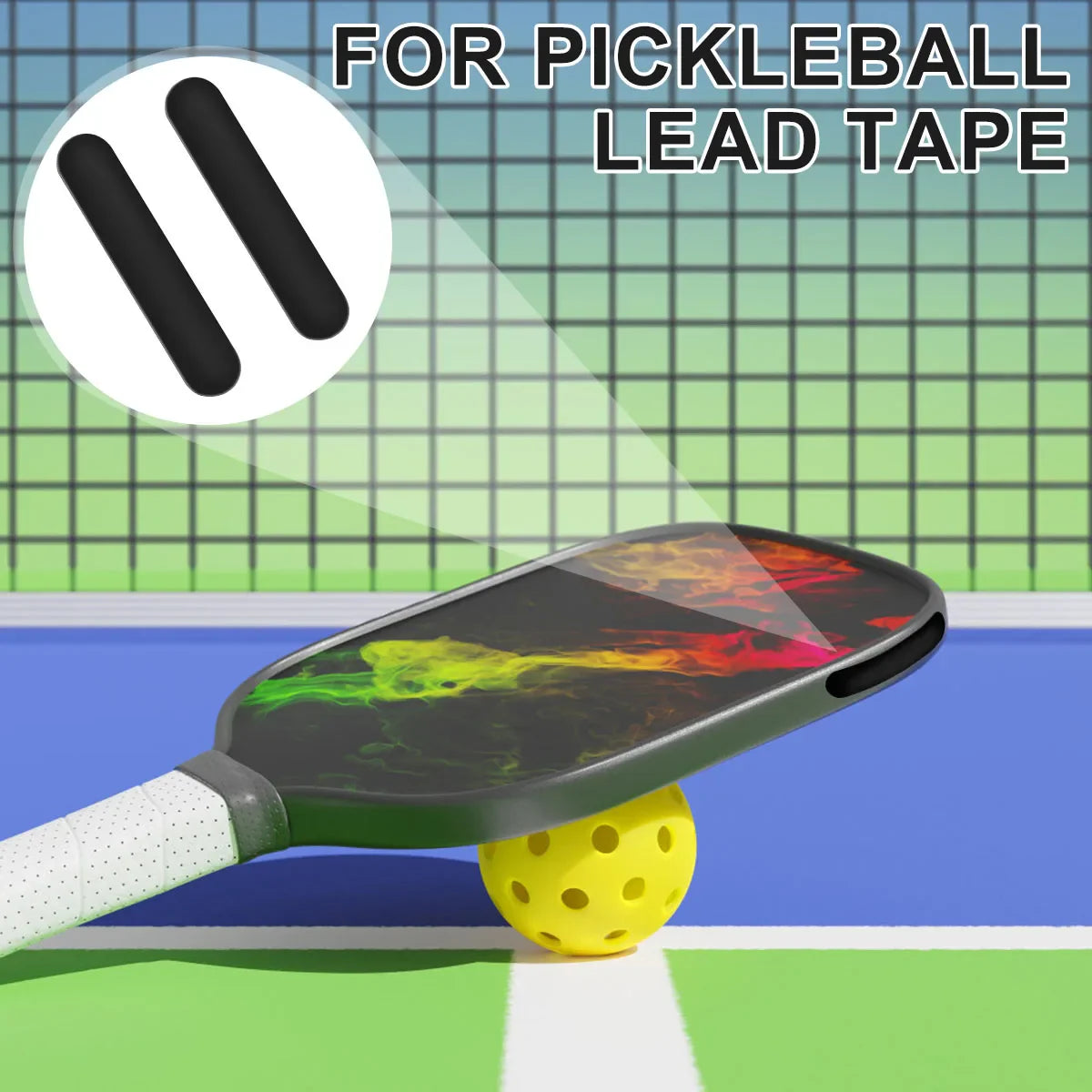 Performance Edge Guard Tape — Pickleball Paddle Weight & Protection Strips